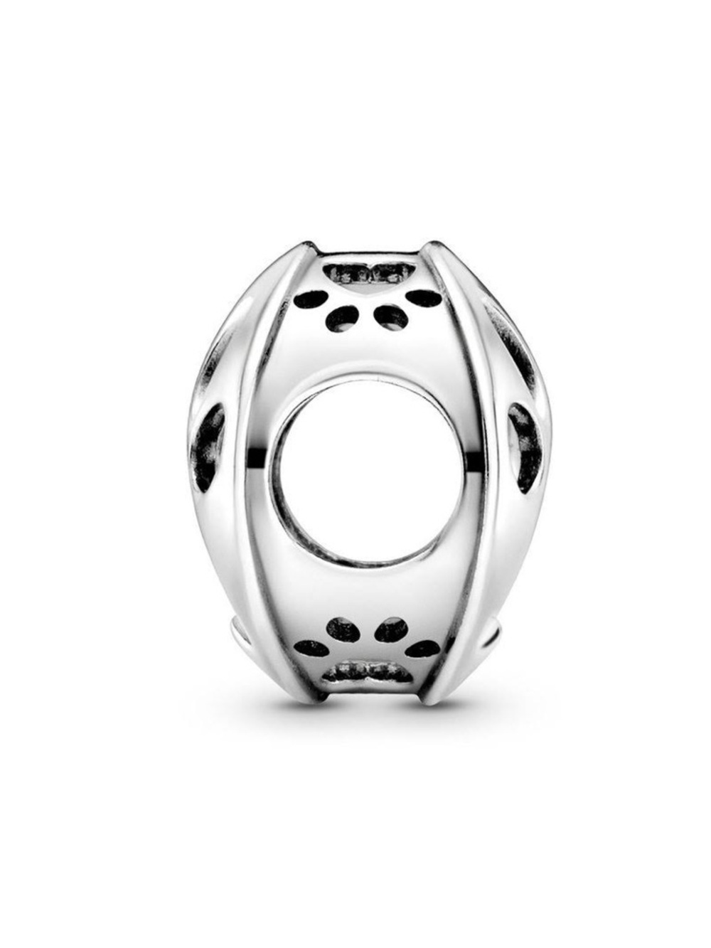 Pandora Openwork Paw Print Charm, Silver (New) - Picture 8 of 8